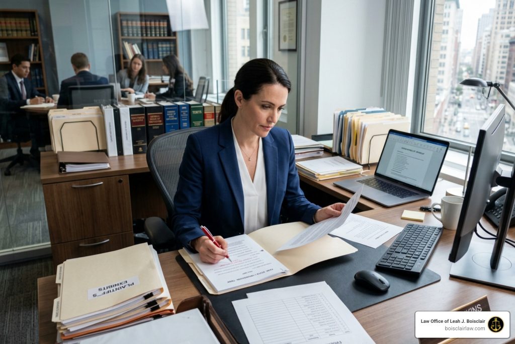 Trial preparation attorney